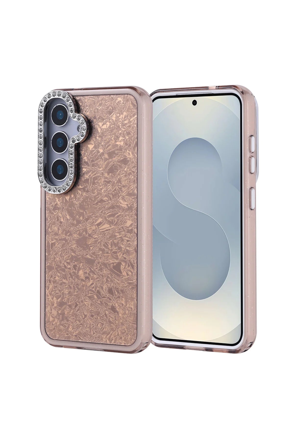 Samsung Galaxy S24 Case Door Diamond Stone Pattern Cover