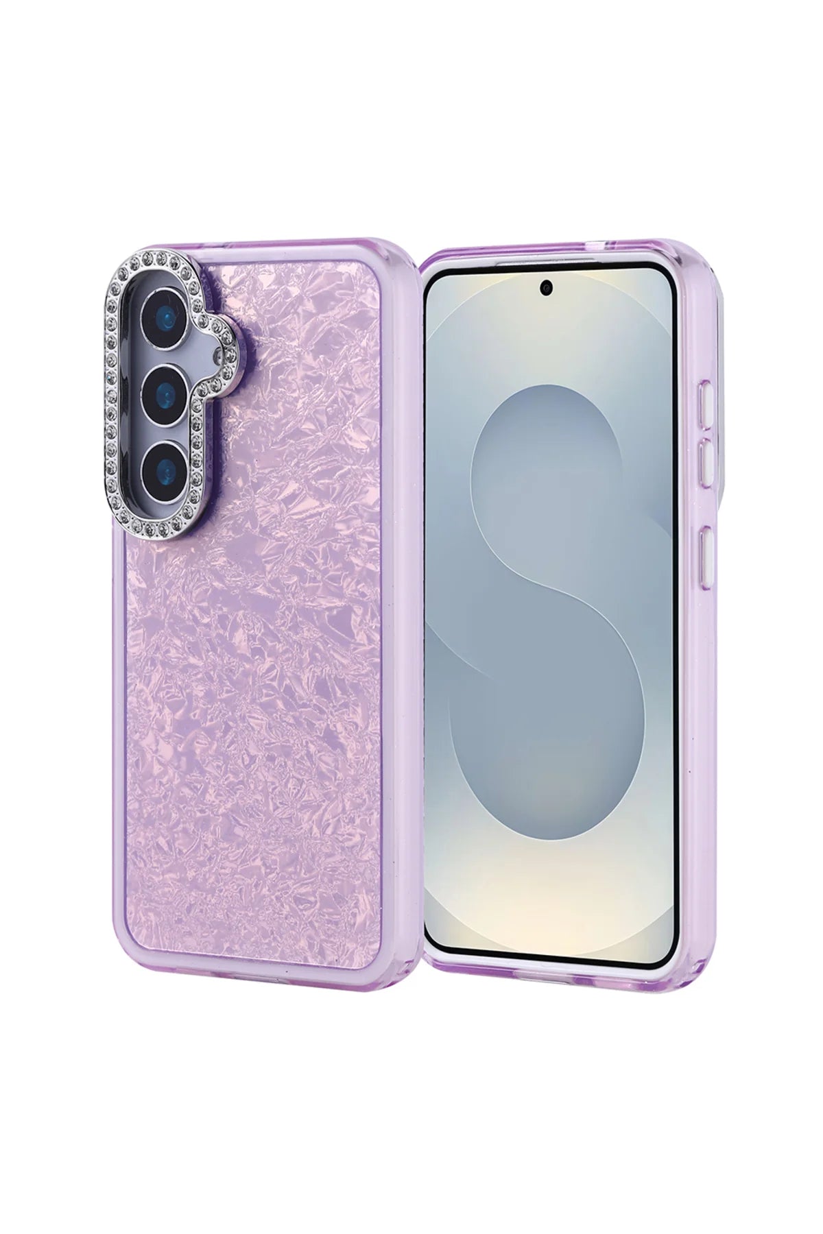 Samsung Galaxy S24 Case Door Diamond Stone Pattern Cover