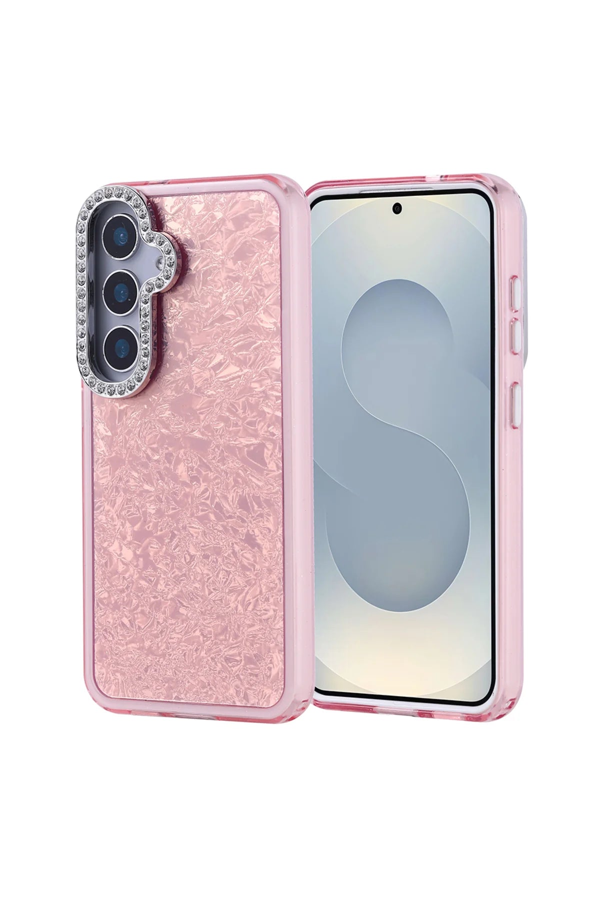 Samsung Galaxy S24 Case Door Diamond Stone Pattern Cover