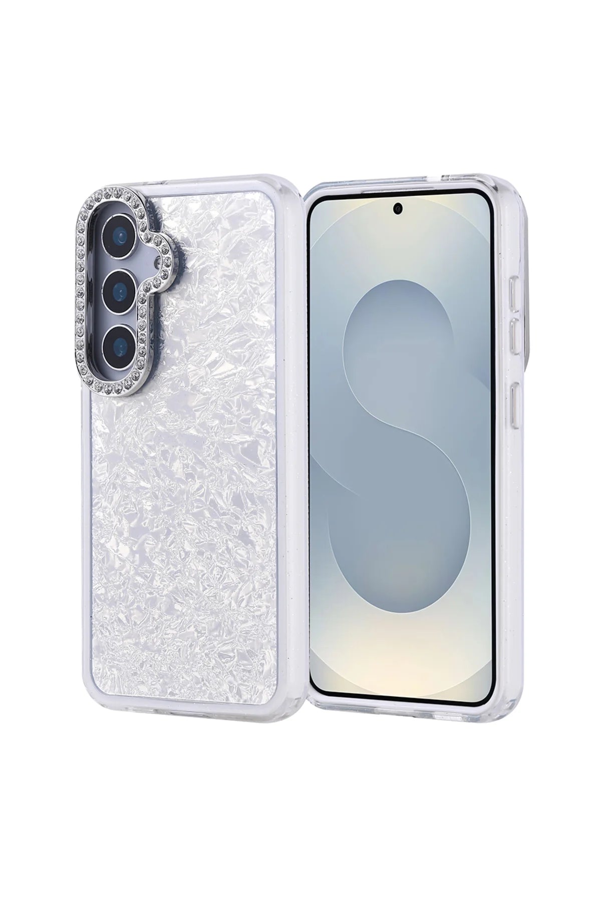 Samsung Galaxy S24 Case Door Diamond Stone Pattern Cover