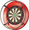 Corona Vision Dartboard Lighting System, Black Frame | White LED Dart Board Surround Ring Light with Magnetic Feet | Shadow Eliminating Dartboard Light | Professional Darts Accessories