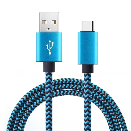 1M 2M 3M Nylon Braided USB Fast Charging Data Cable Type C Charger Cable Charger Data Wire Cord for Huawei Xiaomi Samsung Phone